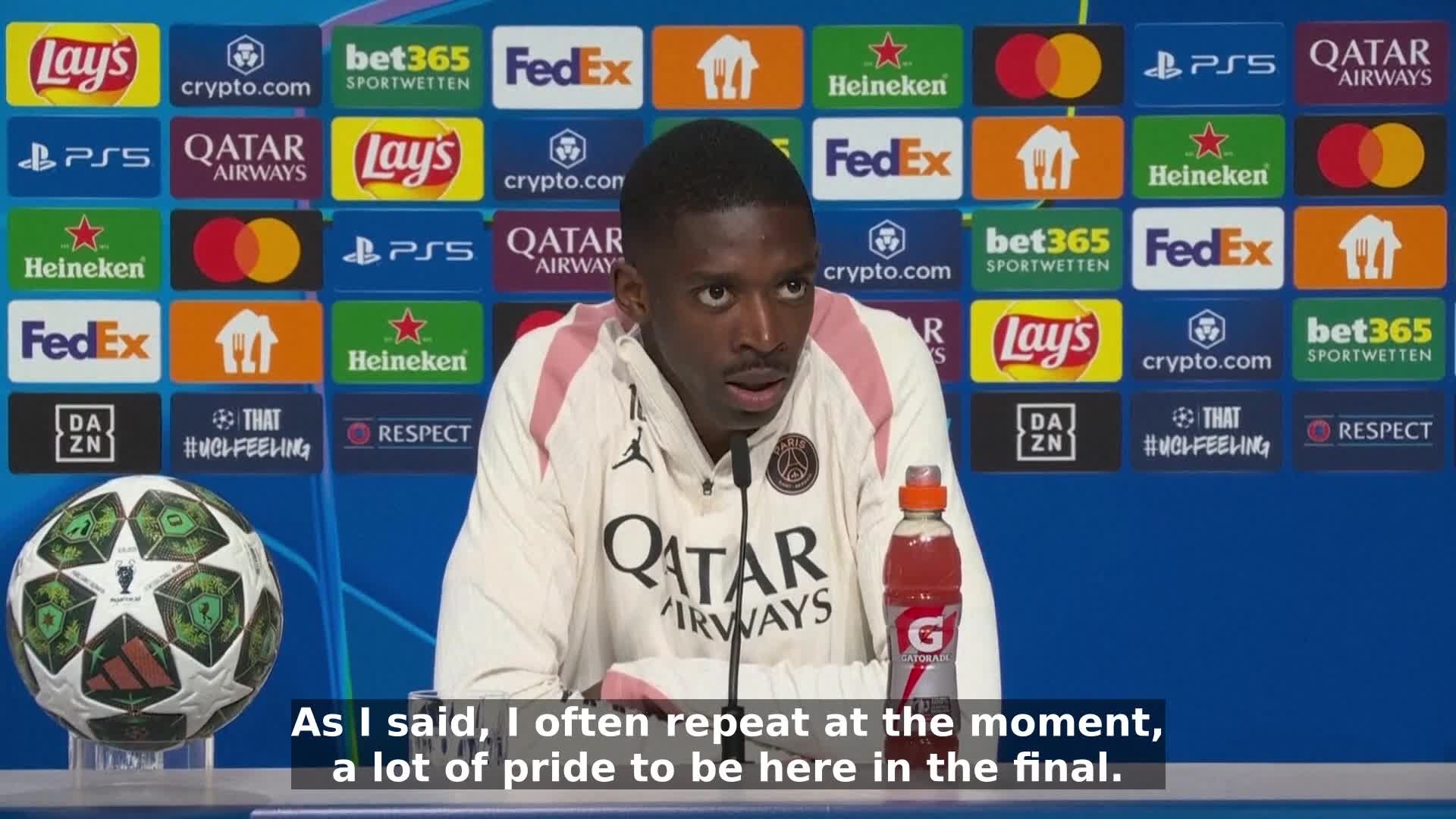 Vodacom Soccer | UEFA Champions League | We Will Approach Champions League  Final With Joy Says Psg Forward Ousmane Dembele