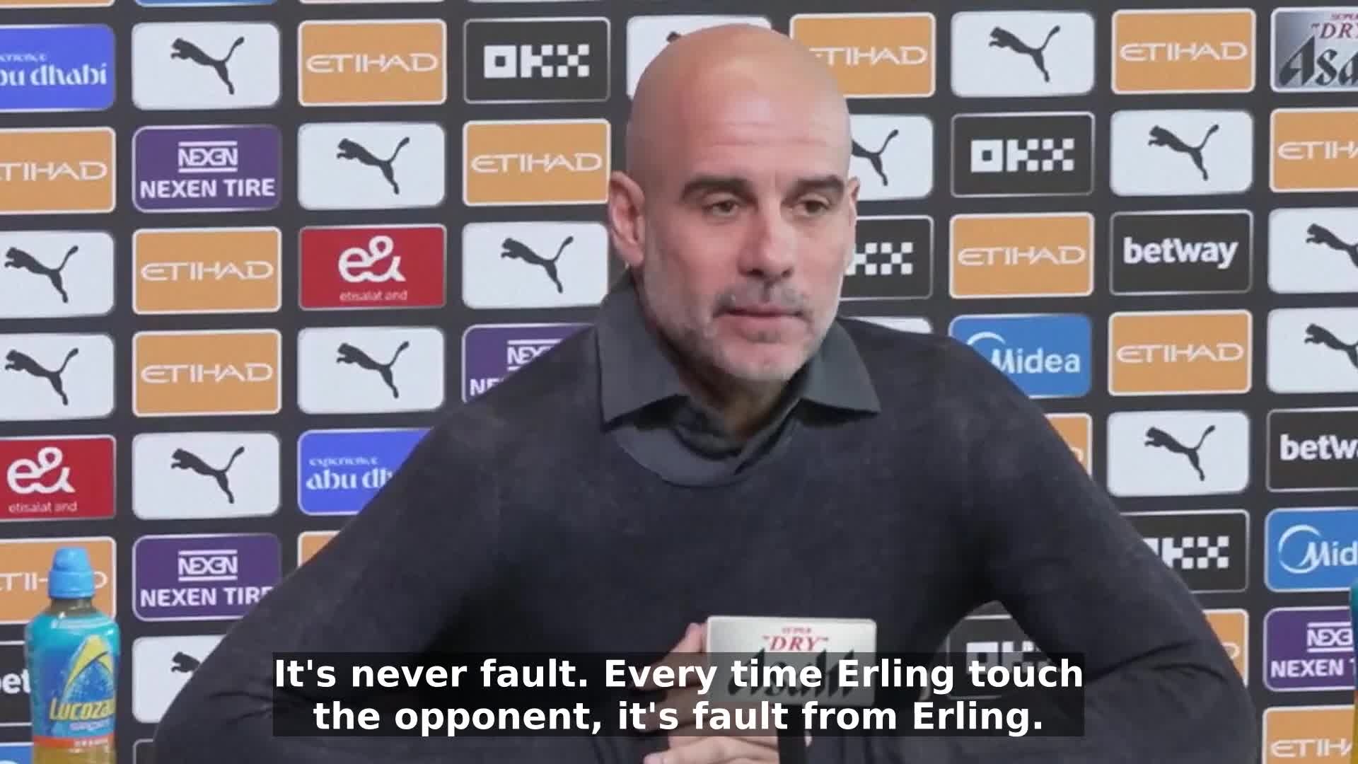 god-bless-him-gaurdiola-hails-erling-haaland-ahead-of-manchester-derby