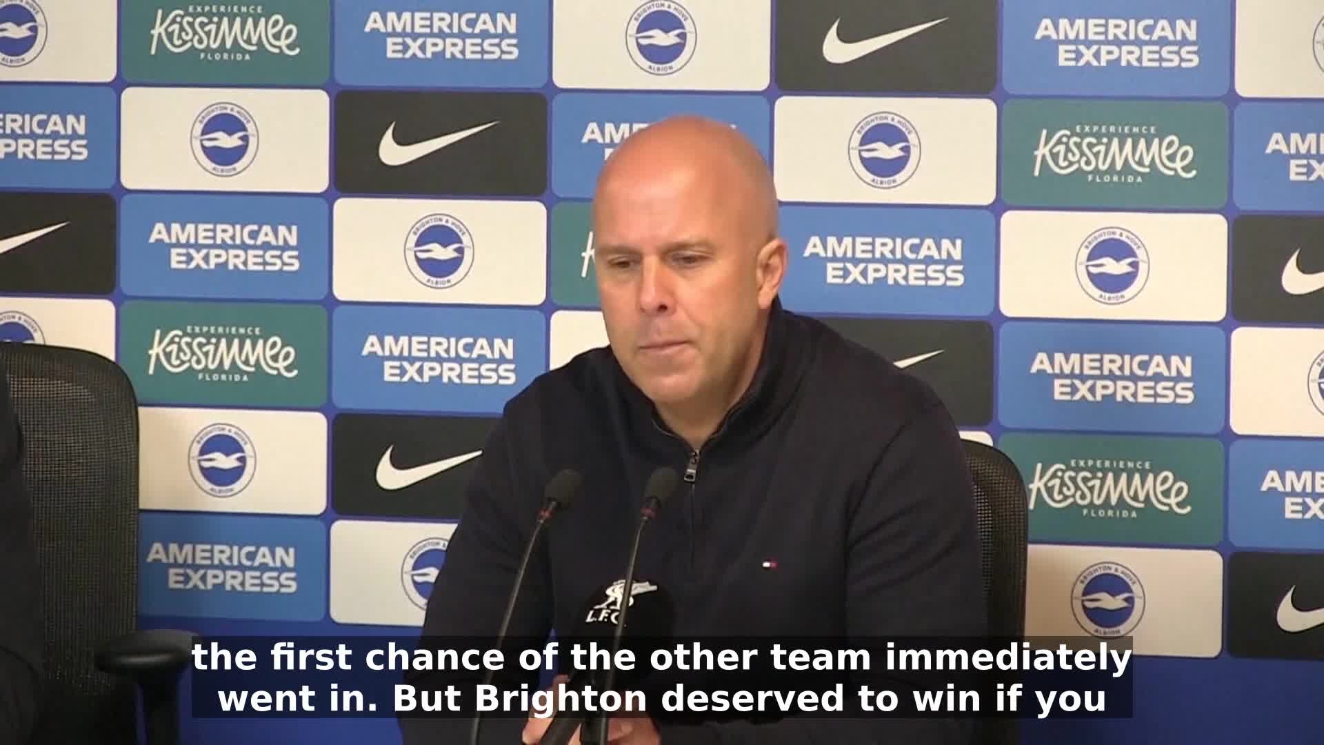 slot-blames-injuries-and-fixture-pile-up-after-2-1-loss-at-brighton