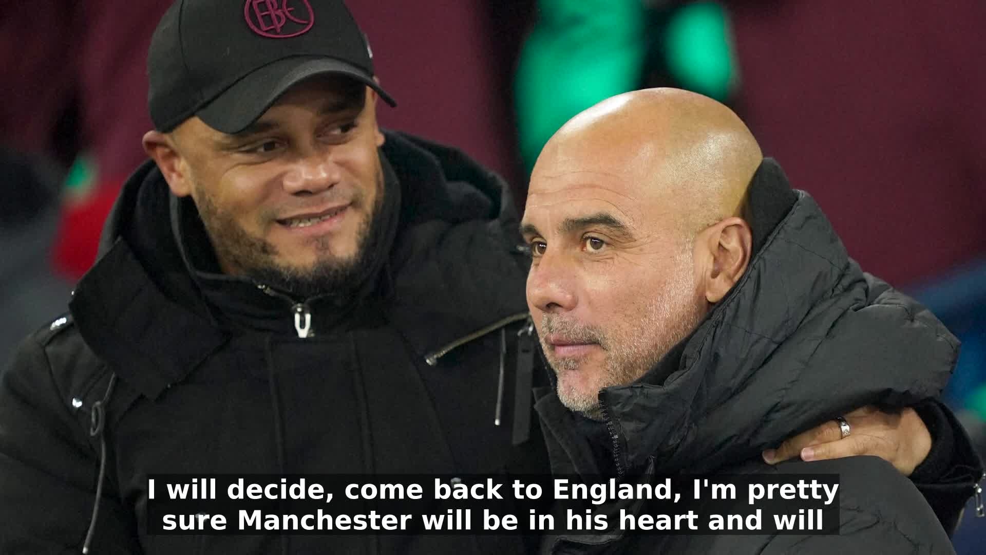 hopefully-the-path-will-cross-for-him-pep-guardiola-backs-bayern-munich-head-coach-vincent-kompany-to-manage-manchester-city-in-the-future