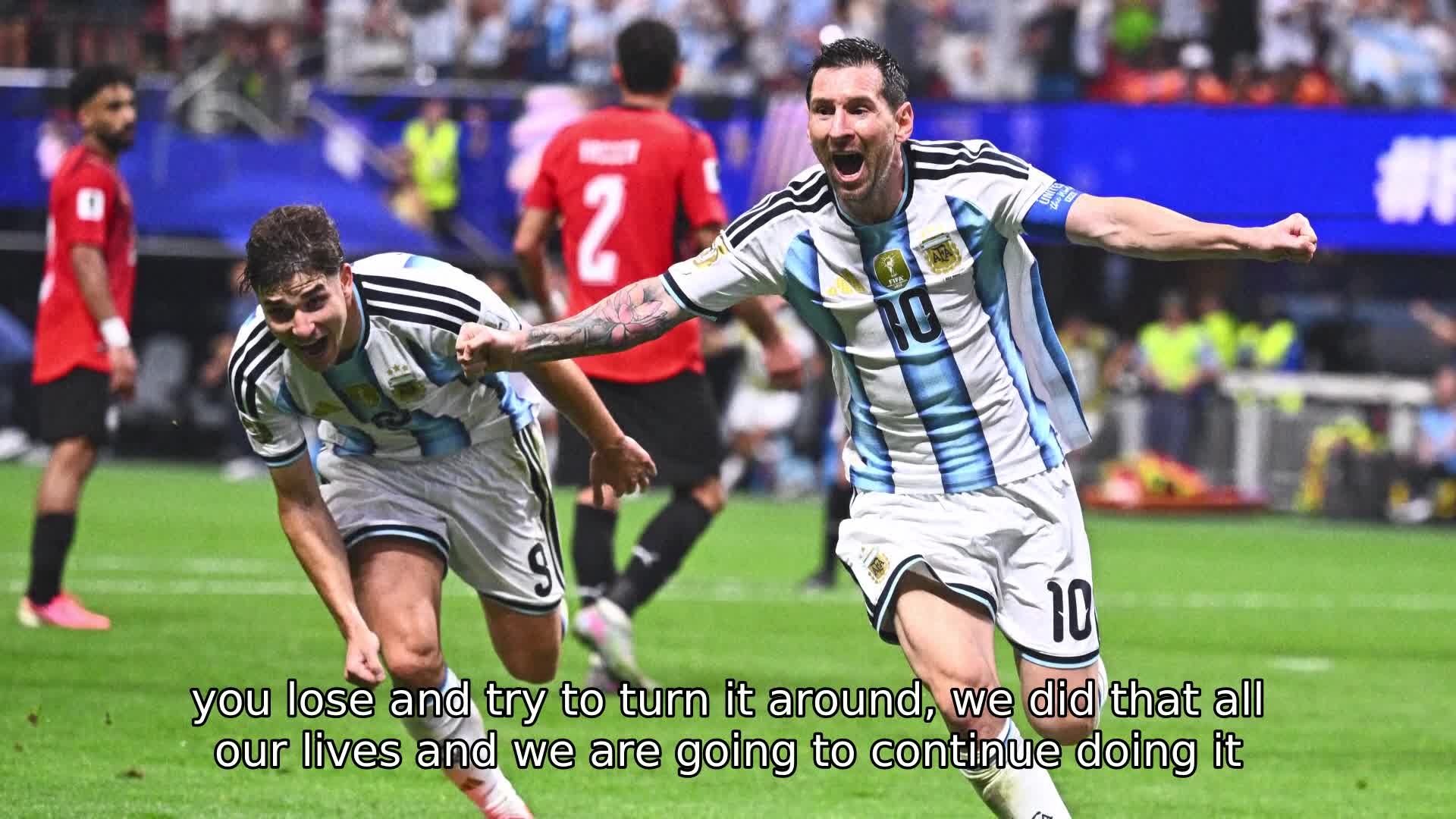 they-call-me-a-cry-baby-now-but-i-do-not-care-argentina-head-coach-lionel-scaloni-savours-the-national-teams-dramatic-3-2-victory-over-egypt