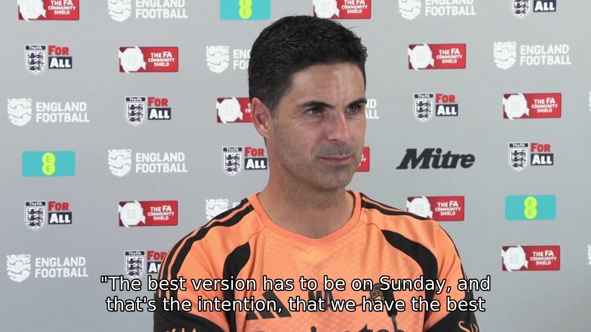 arteta-demands-arsenal-be-at-maximum-level-against-manchester-city-in-community-shield