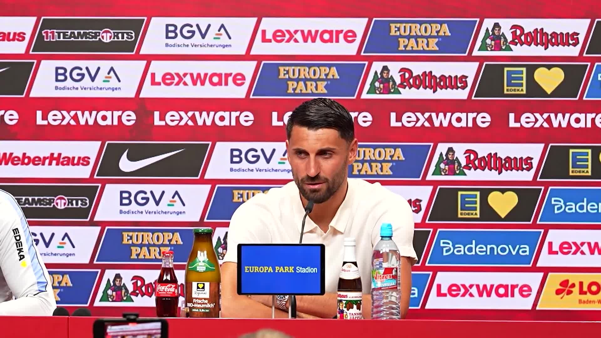 sport-club-freiburg-pre-match-press-conference-schuster-grifo-before-motherwell-or-wednesday-26-08-2026
