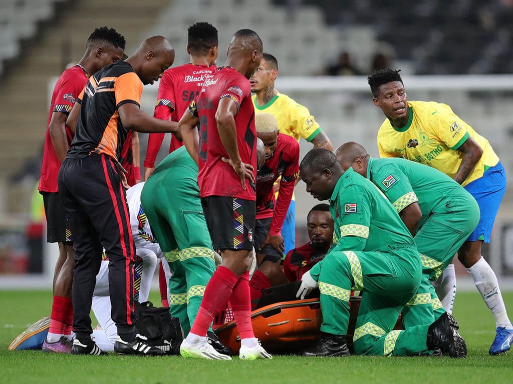 Injured TS Galaxy striker Bernard Parker expected to make full recovery
