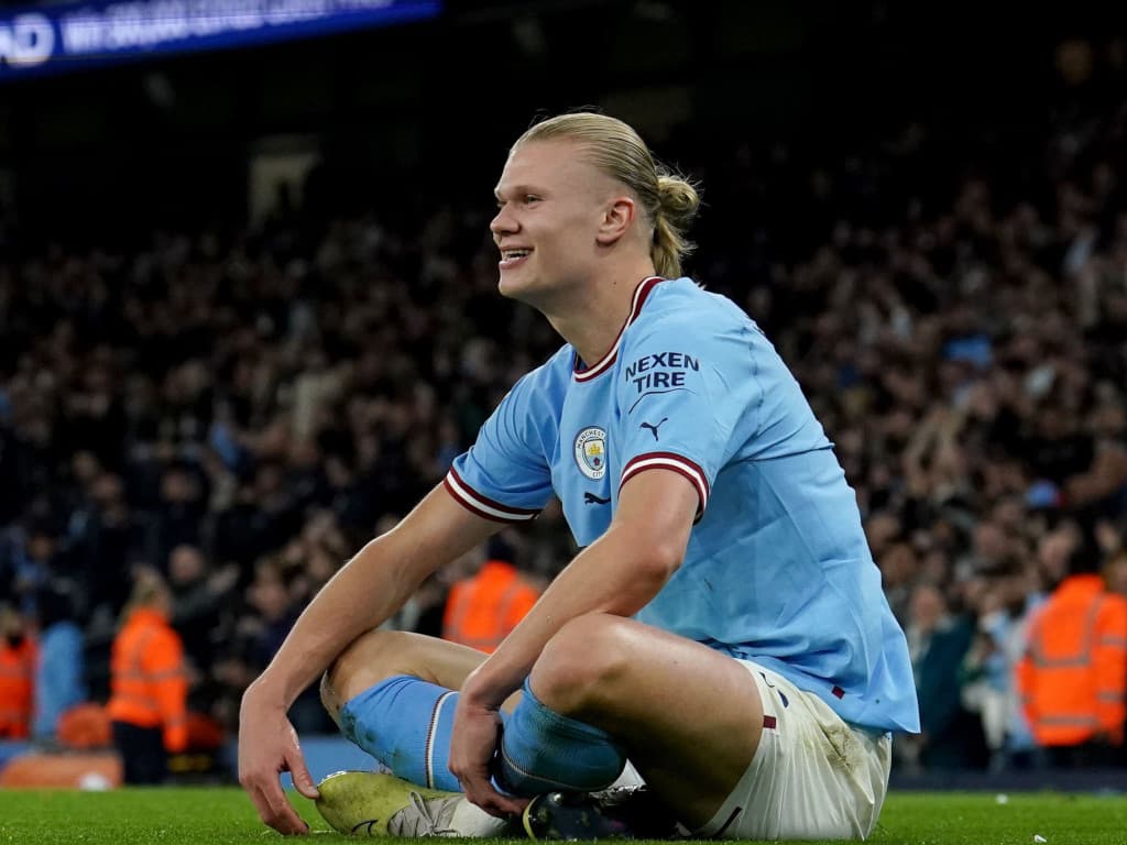 Manchester City's Erling Haaland aims to win treble in debut season