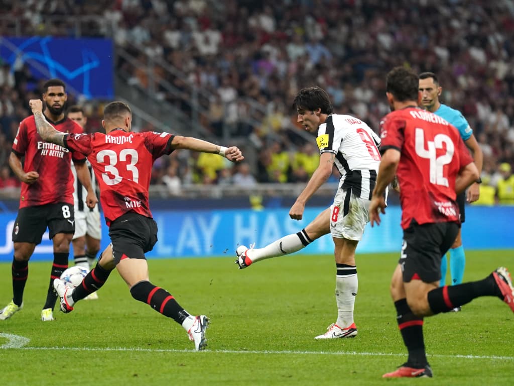 Newcastle hold AC Milan to goalless draw at San Siro in Champions League opener