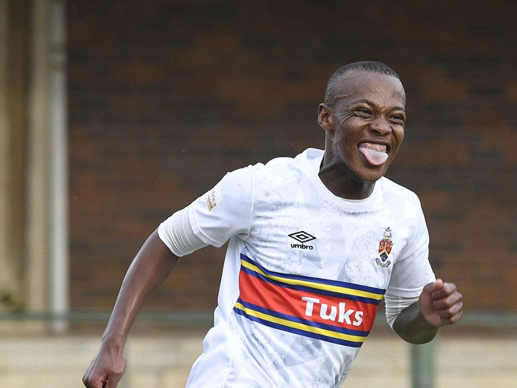 University of Pretoria sign defender Harold Majadibodu
