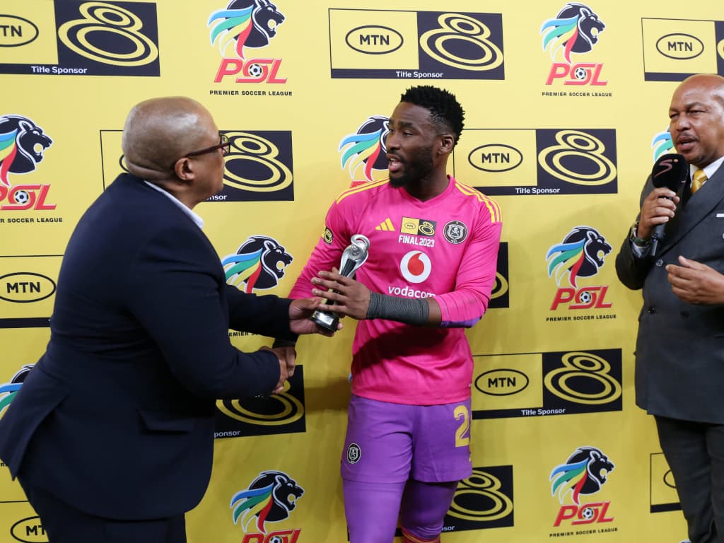 Pirates keeper Chaine delighted homework paid off in MTN8 final shootout victory over Sundowns