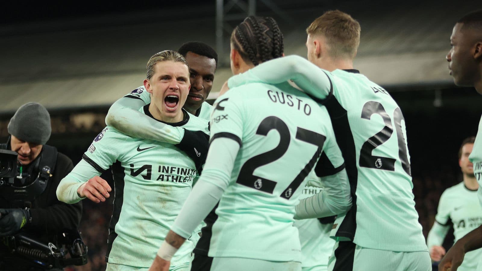 Conor Gallagher and Enzo Fernandez save Blues' blushes with late strikes against Crystal Palace