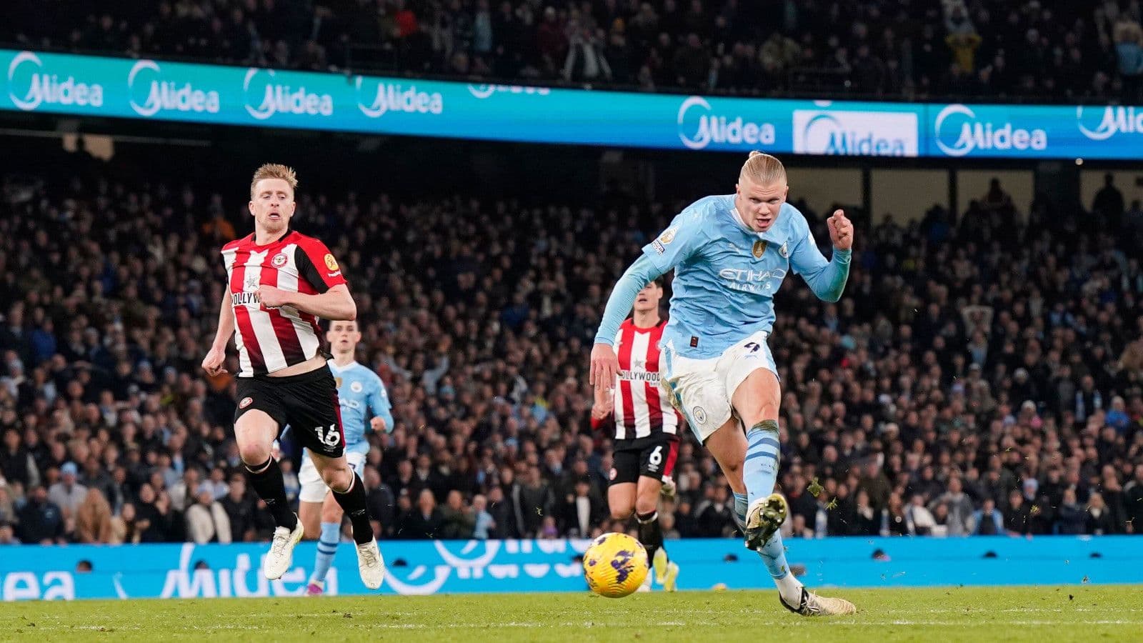 Manchester City manager Pep Guardiola highlights Erling Haaland importance after Brentford winner