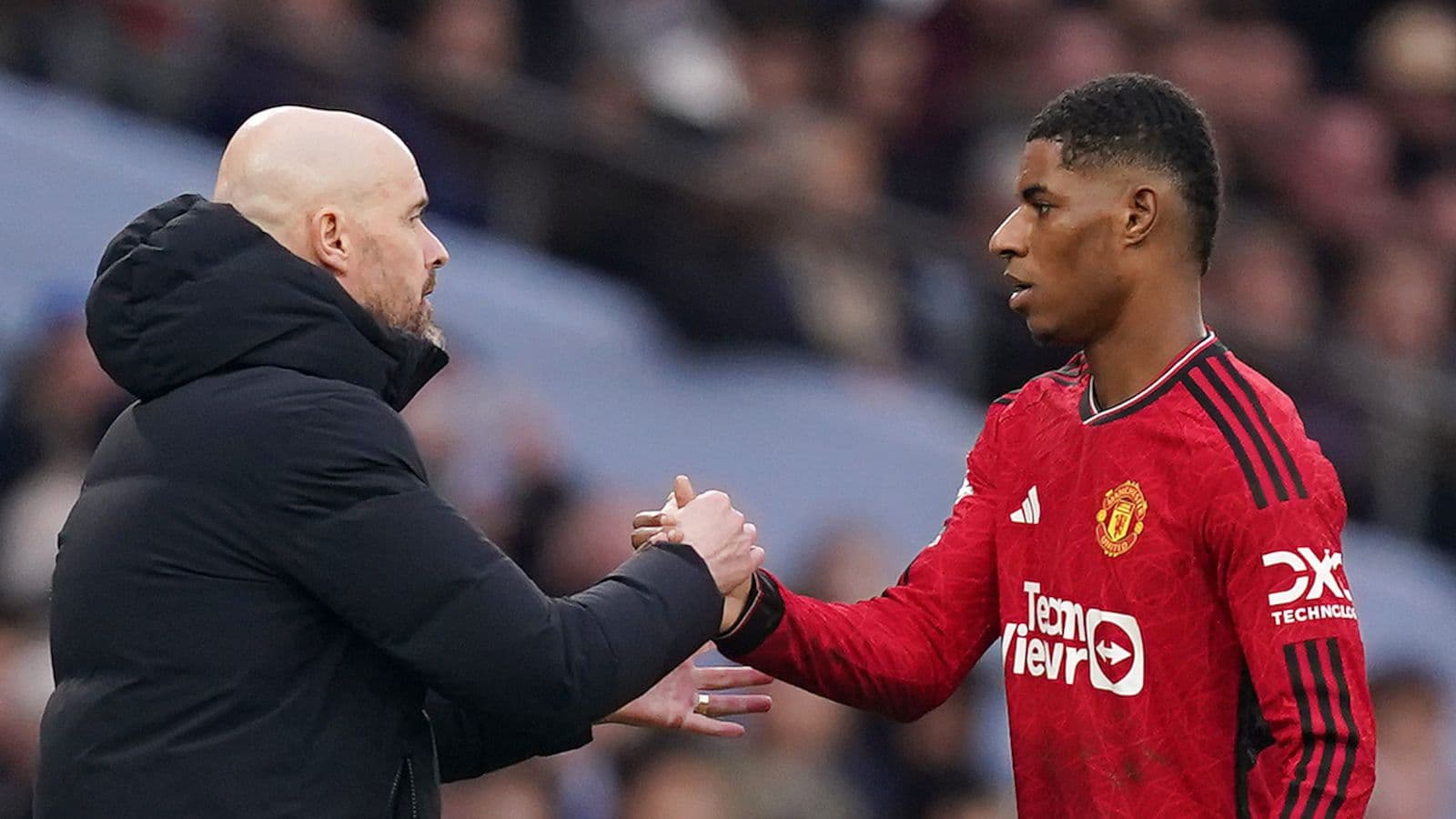 Erik ten Hag has a 'lot of sympathy' for misfiring Marcus Rashford and says Man Utd will back him