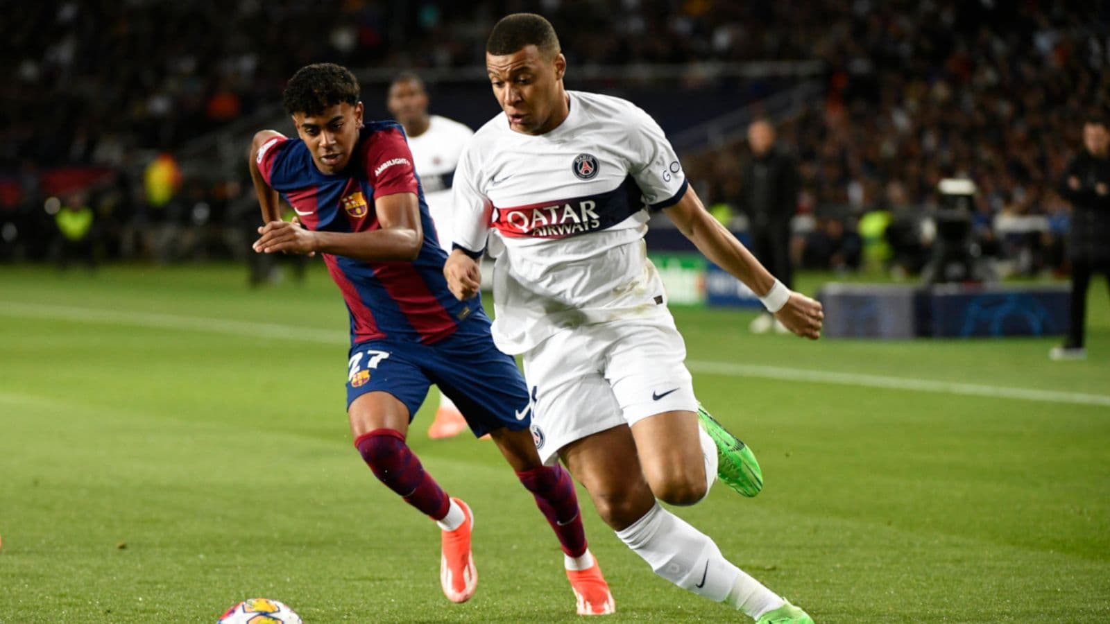 Kylian Mbappe nets a double as PSG off Barcelona in thrilling Champions League quarter-final
