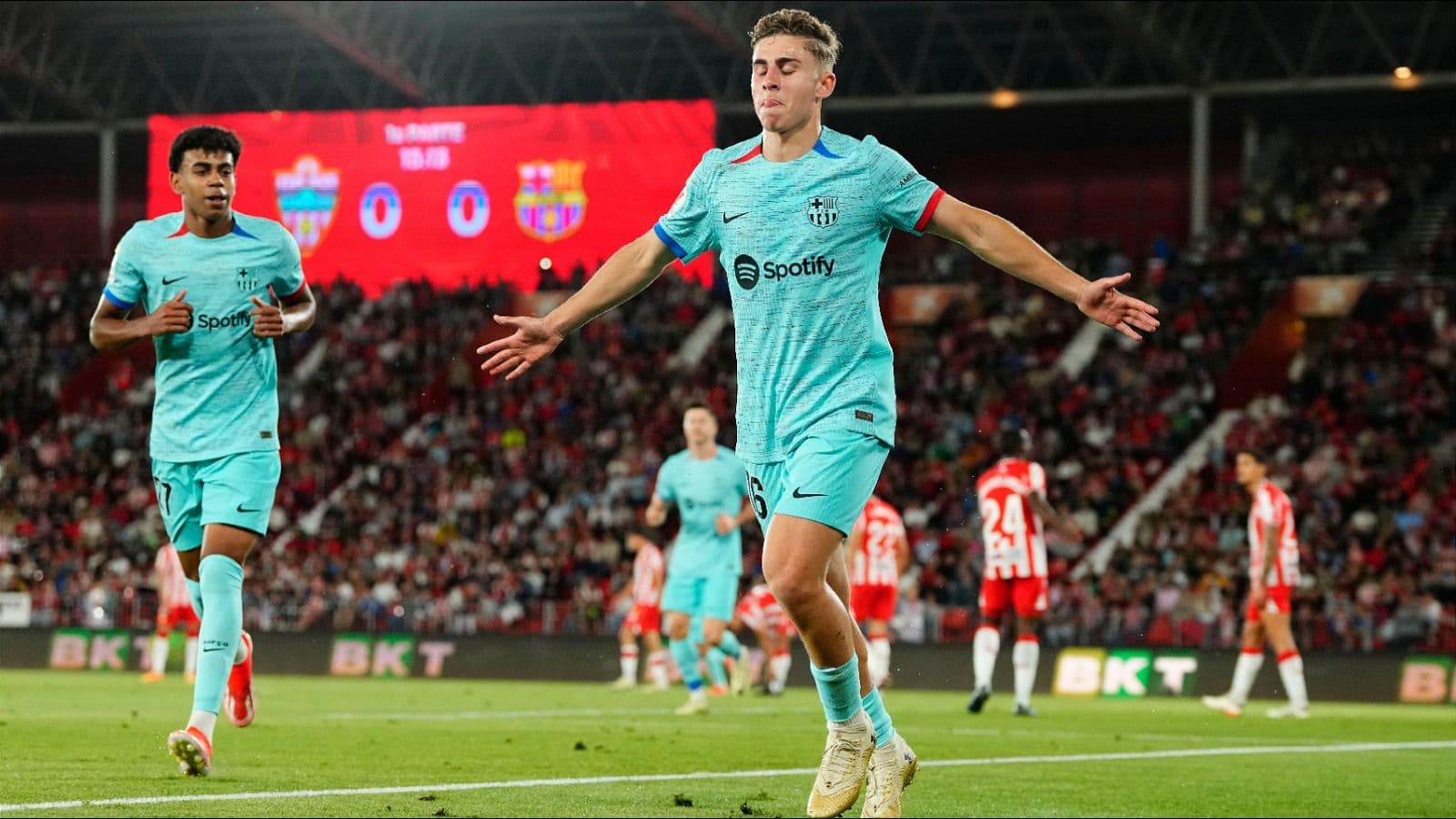 Barcelona confirm Fermin Lopez's three-week absence due to thigh injury