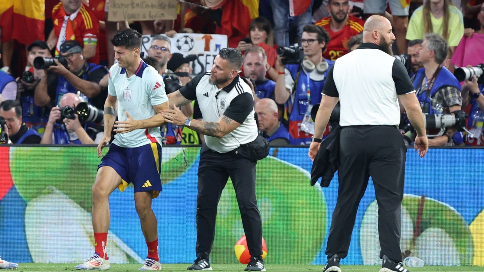 Spain optimistic over Alvaro Morata's readiness for final after collision with security staff