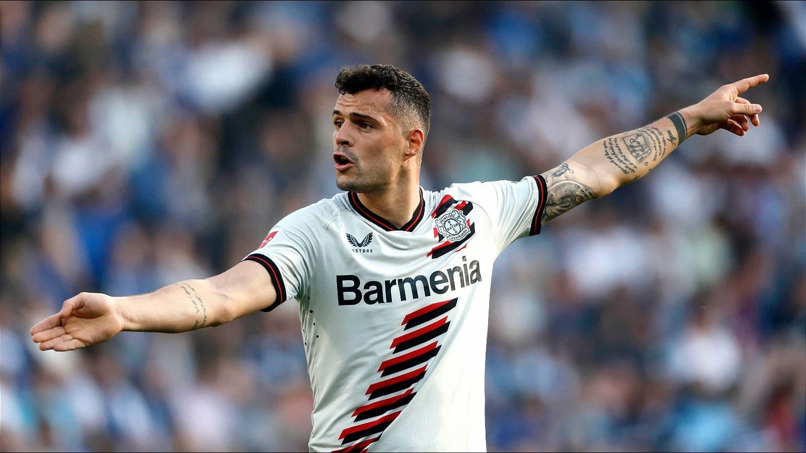 Report: Bayer Leverkusen midfielder Granit Xhaka open to AC Milan move