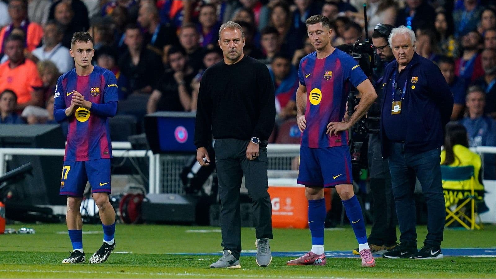 Hansi Flick wants strong Barcelona reaction in Catalan derby after Atletico thrashing