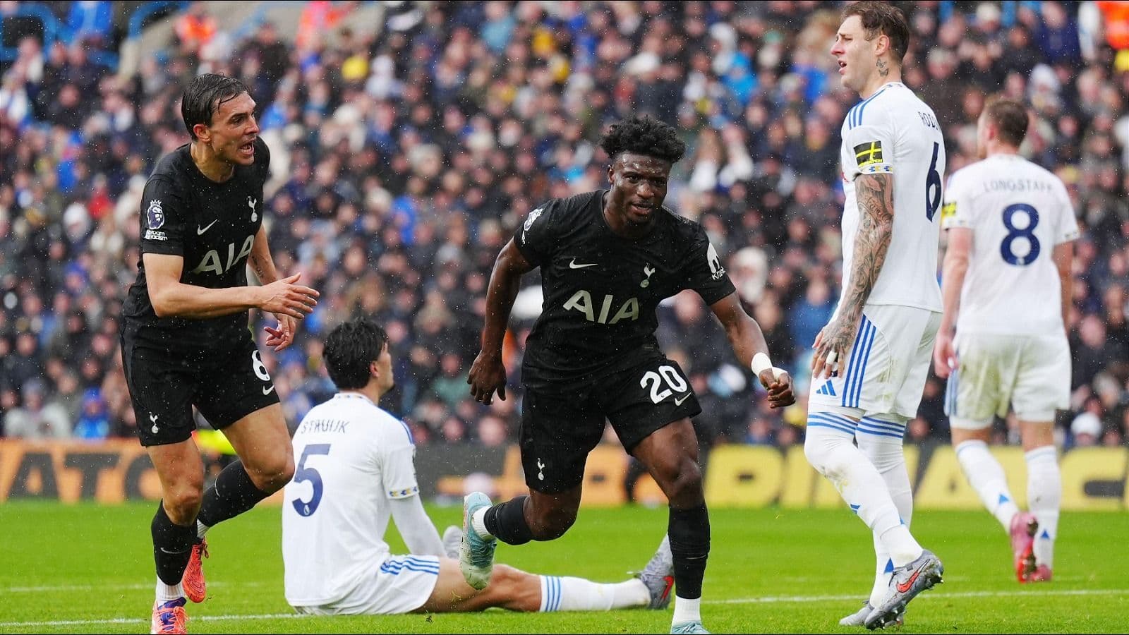 Mohammed Kudus fires Tottenham past Leeds in Elland Road thriller
