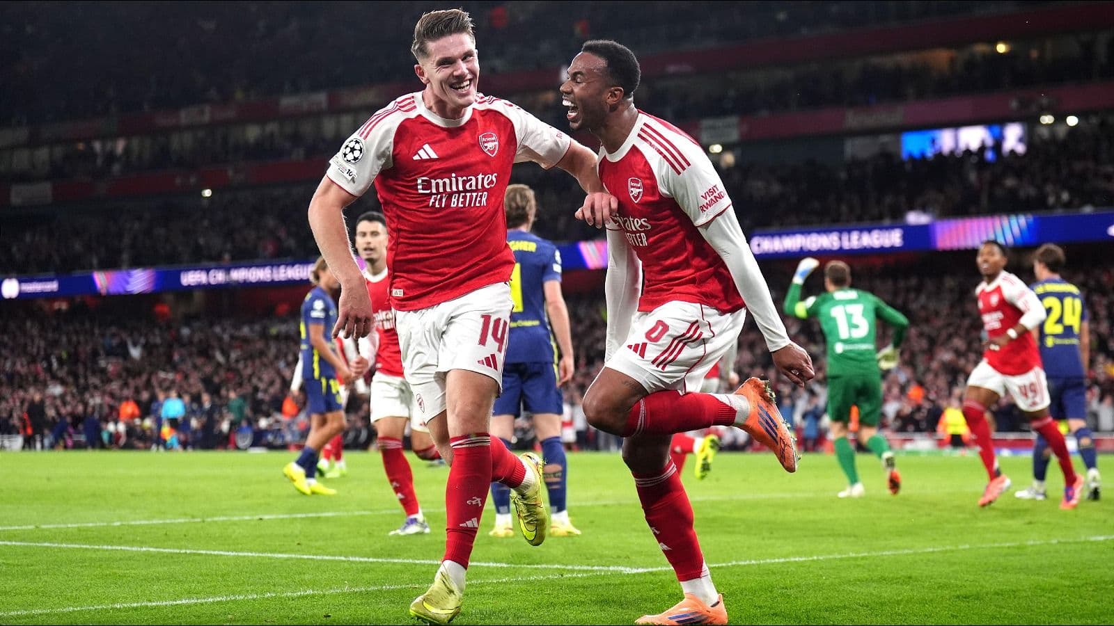 Arsenal overpower Atletico Madrid with second-half blitz in Champions League