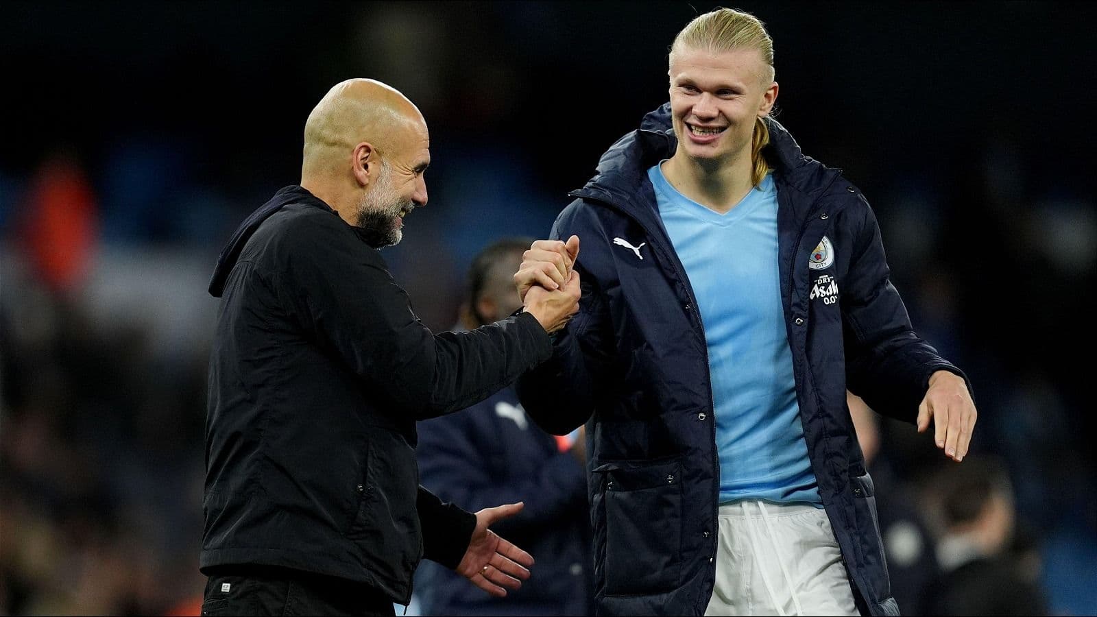 Pep Guardiola hails Erling Haaland's form as Man City star reaches Messi-Ronaldo levels