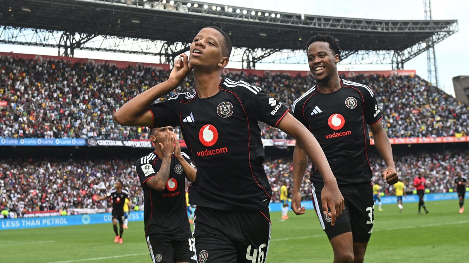 Cemran Dansin thanks teammates after stunning equaliser against Mamelodi Sundowns