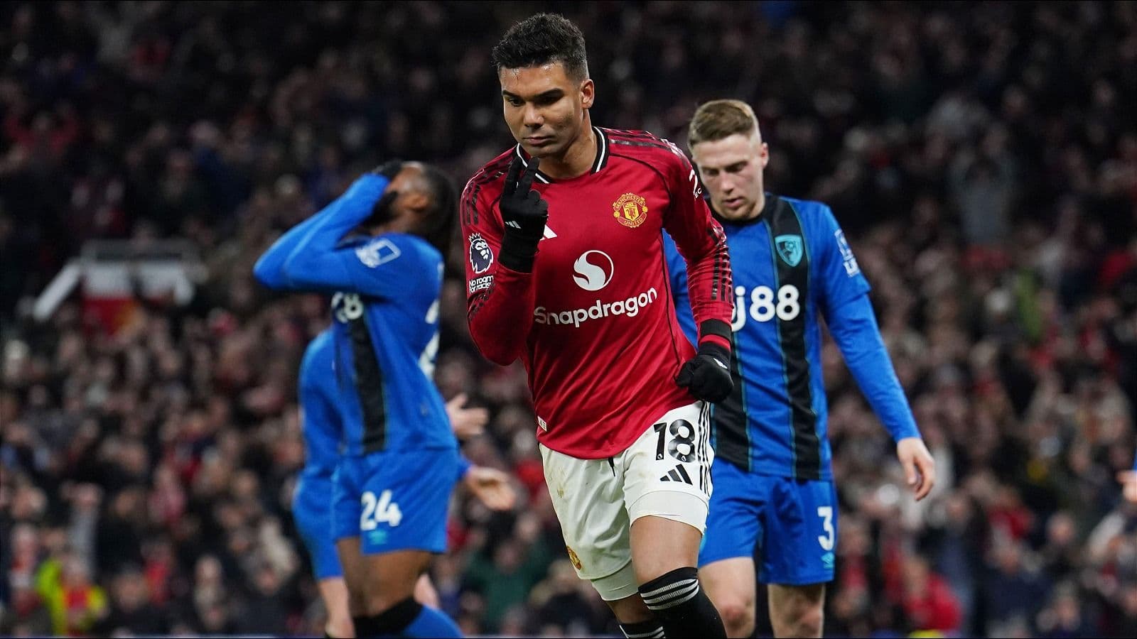 Casemiro ruled out as Man Utd face selection crisis at Villa Park