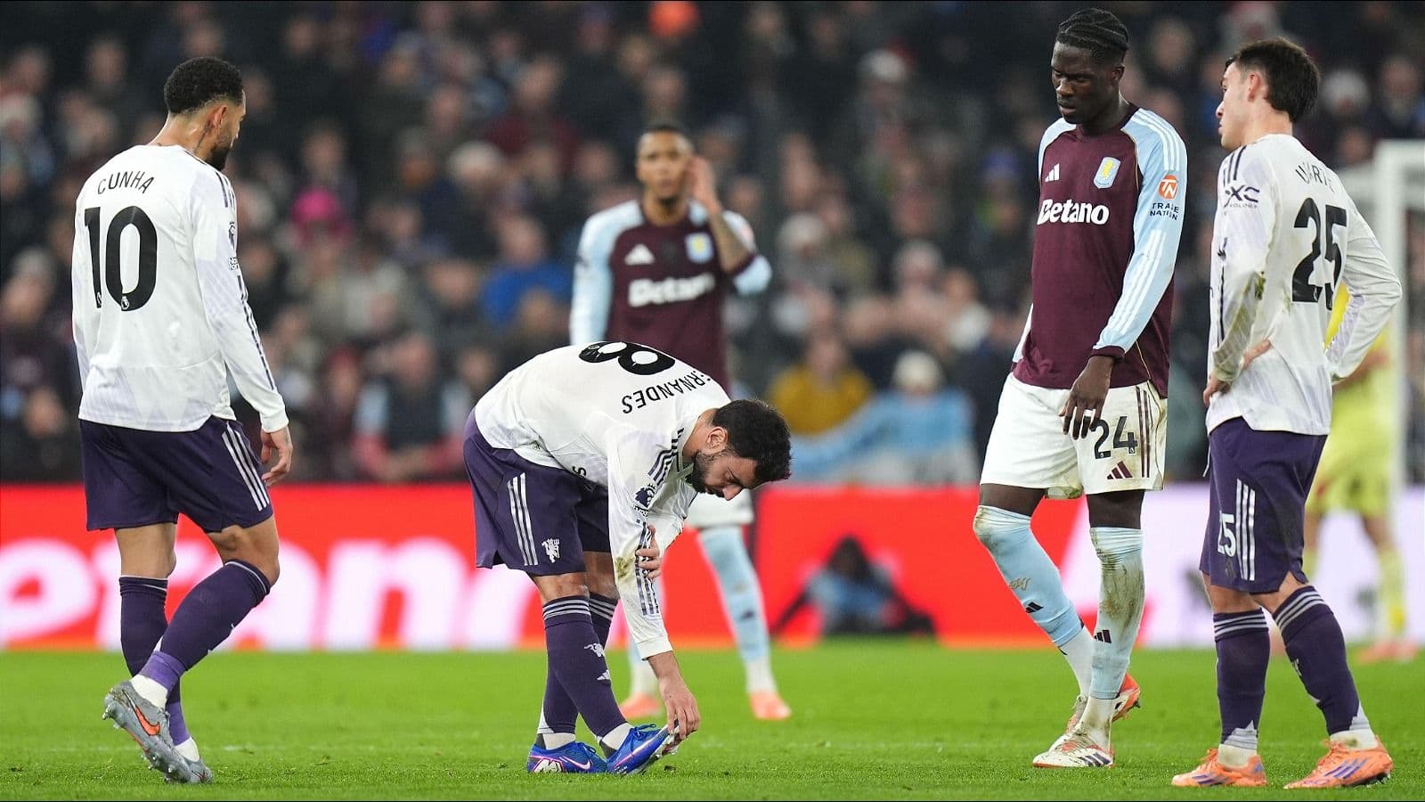 Ruben Amorim faces Bruno Fernandes injury blow after Man Utd crash at Villa