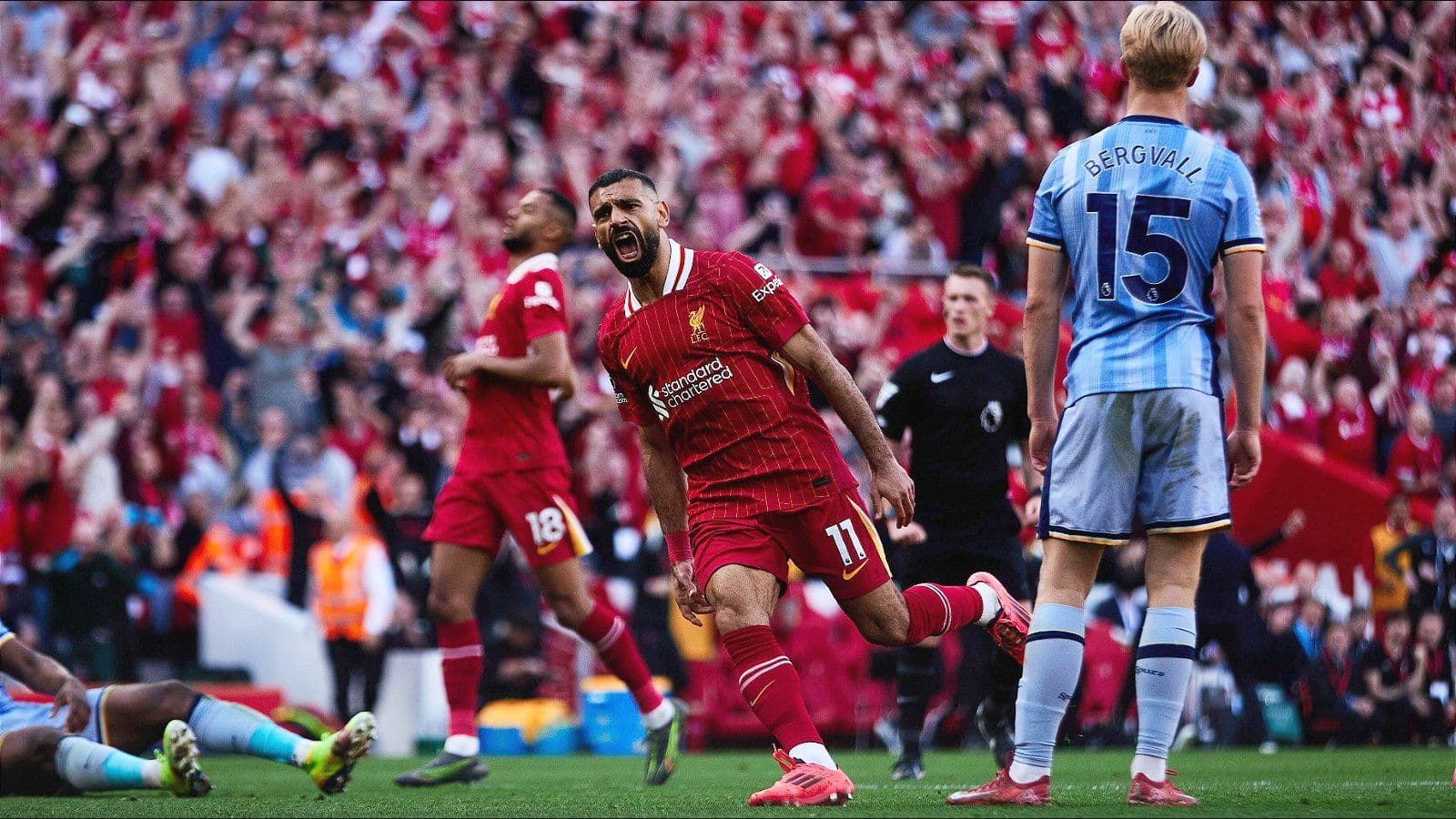 Mohamed Salah storms toward Premier League record in Liverpool's title triumph