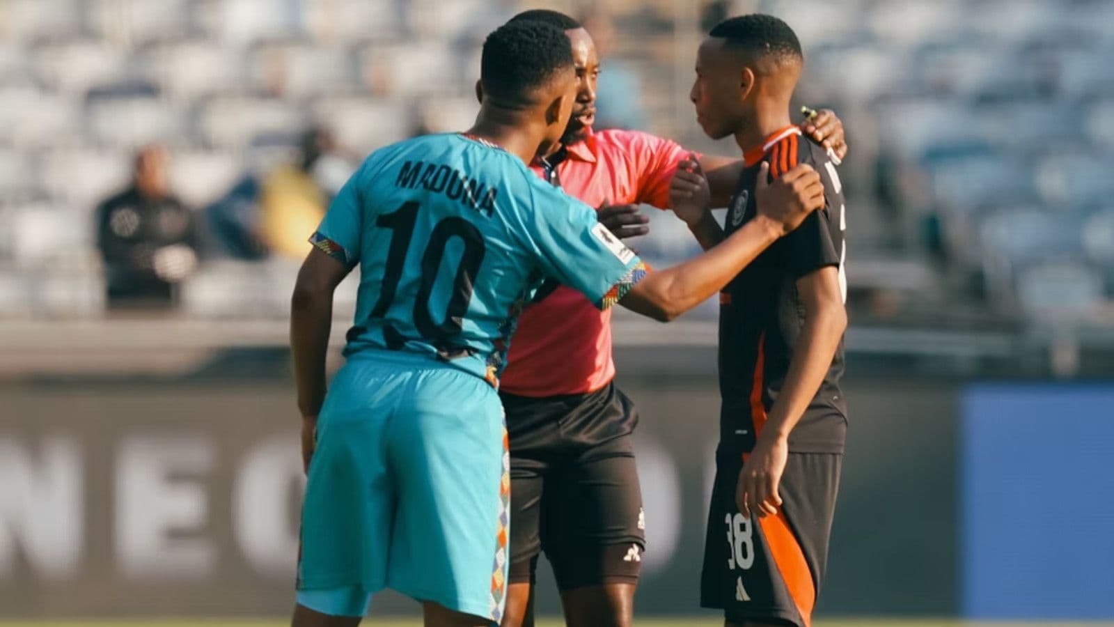 Mandla Ncikazi accuses TS Galaxy players of targeting Relebohile Mofokeng in PSL draw