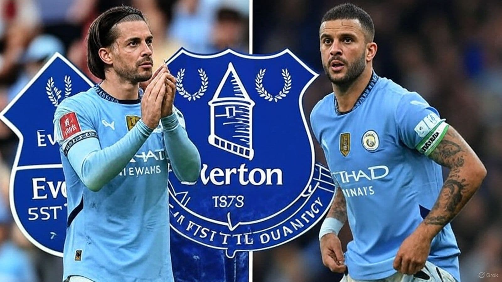 Report: Everton launch double bid for Man City's Jack Grealish and Kyle Walker