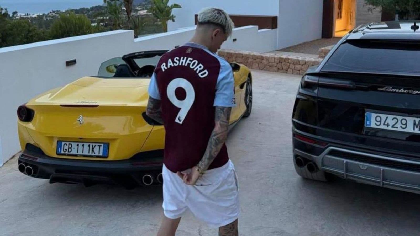 Alejandro Garnacho sparks speculation after wearing Aston Villa shirt