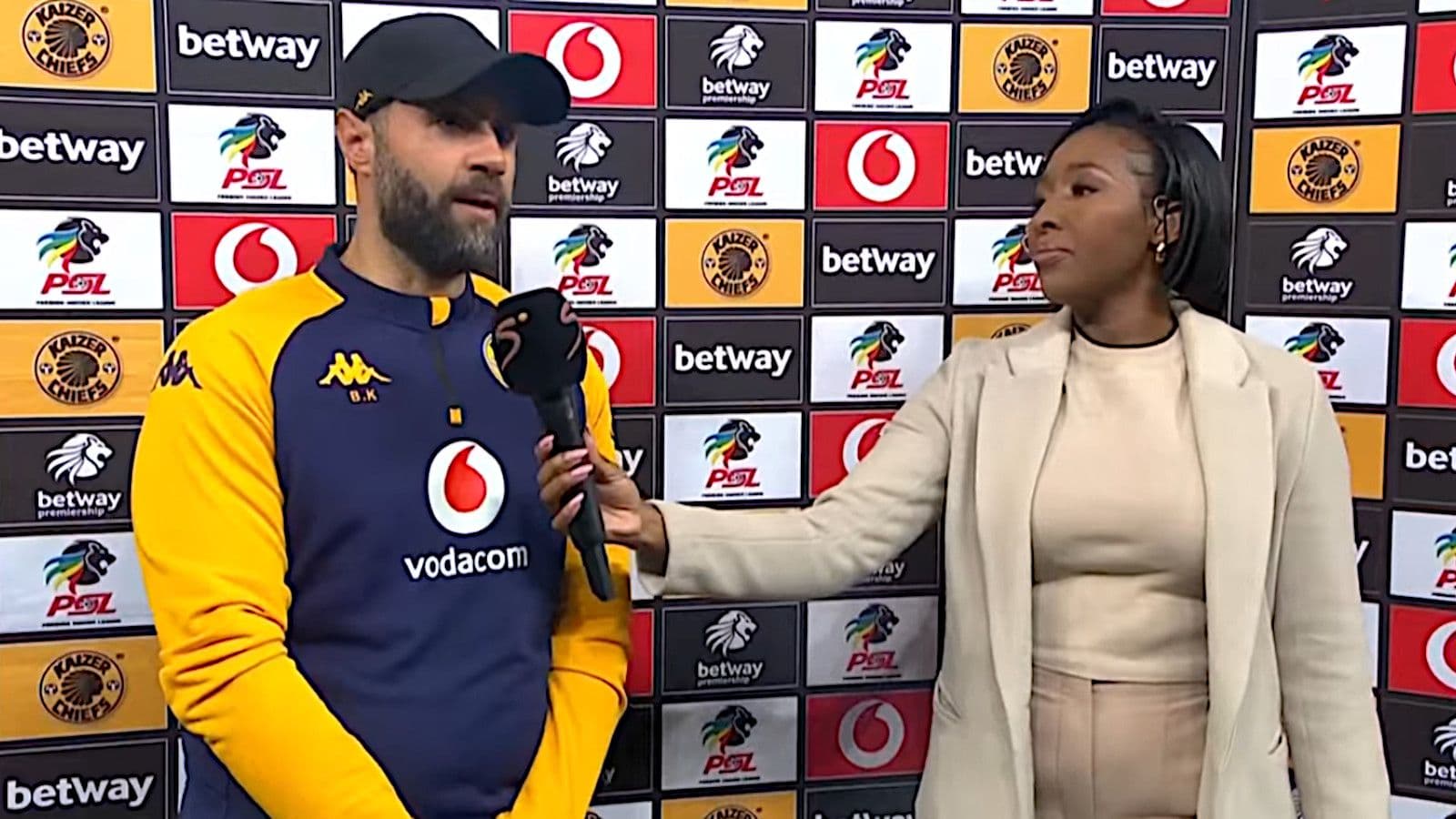 Kaizer Chiefs coach Khalil Ben Youssef bemoans state of Simba pitch after CAF Confederation Cup draw