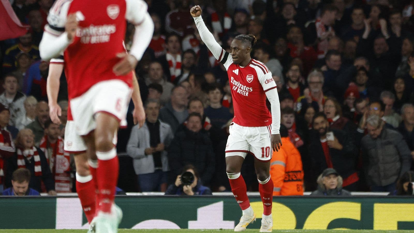 Eze labels Arsenal as 'fun team' after Champions League win over Lille