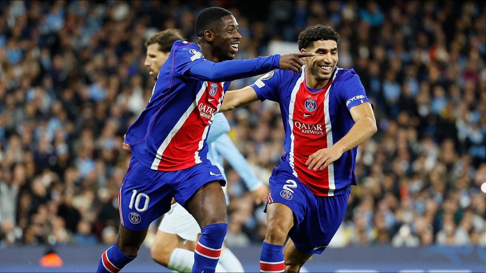 PSG punish Man City in Etihad thriller despite Haaland Champions League brace