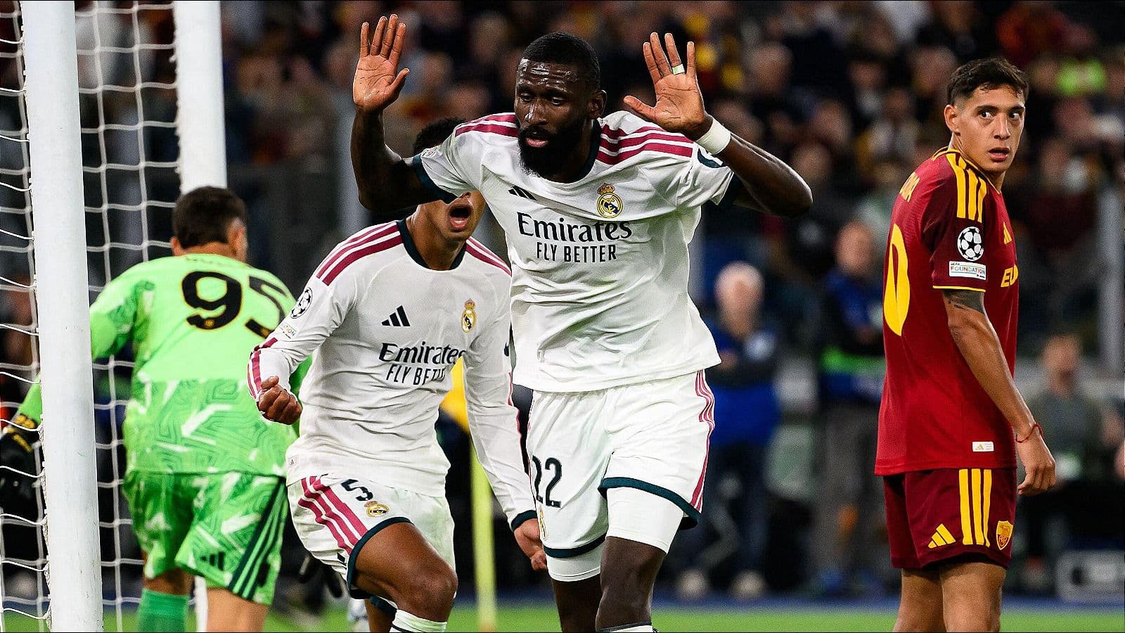 Antonio Rudiger stuns Roma with last-gasp Real Madrid Champions League winner