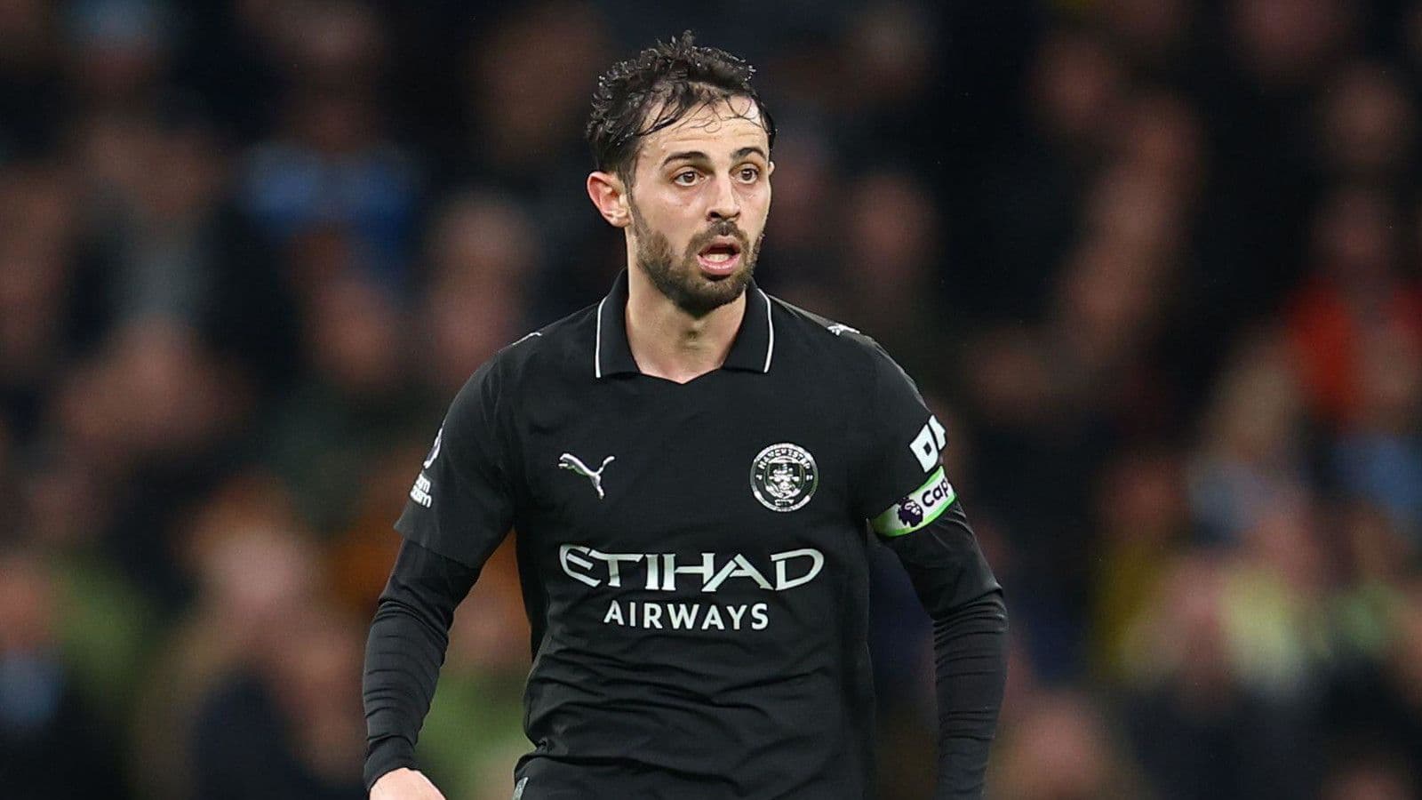 Bernardo Silva could miss Man City's trip to Liverpool due to injury