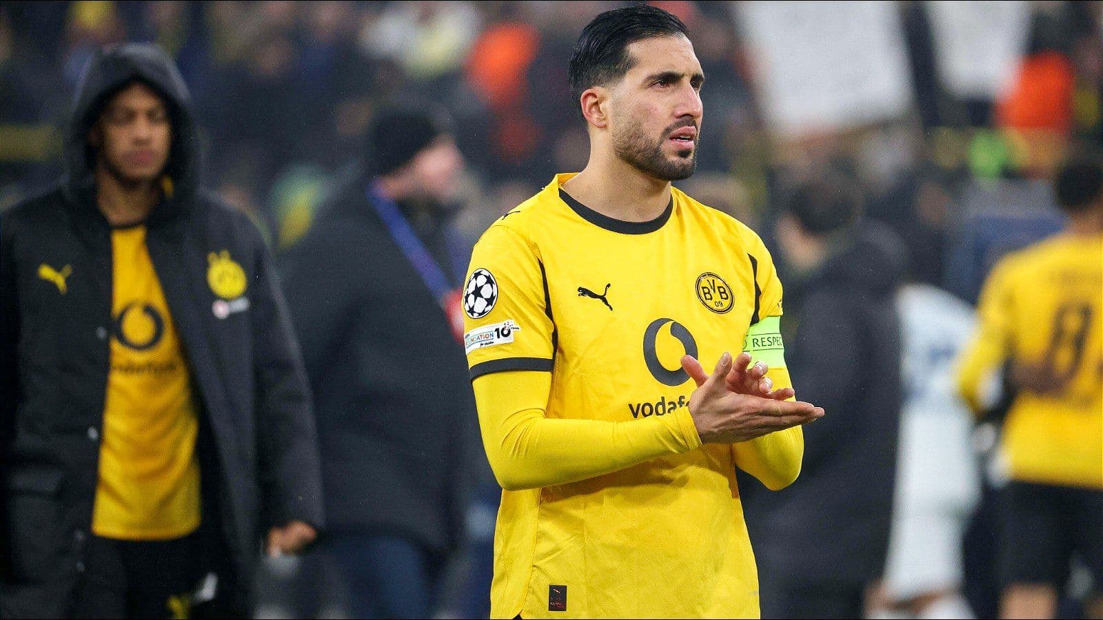 Emre Can injury blow hits Dortmund ahead of Wolfsburg clash