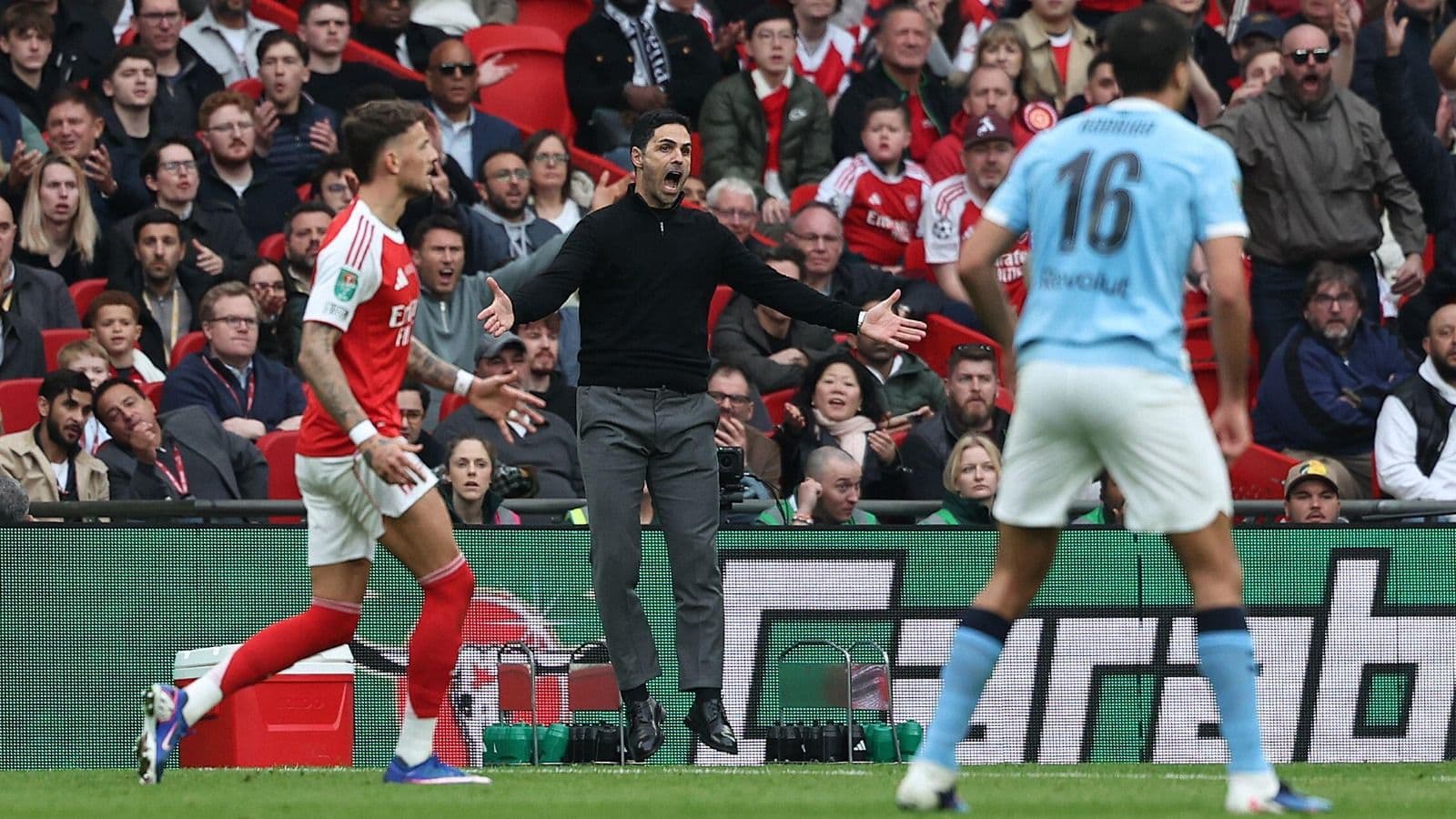 Mikel Arteta calls for 'fire in the belly' as Arsenal quadruple dream ends