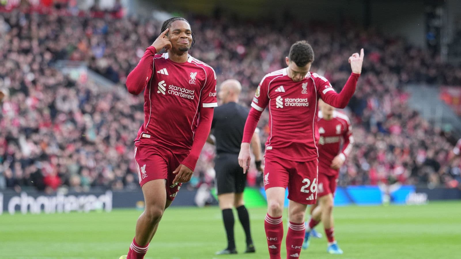 Salah, Ngumoha fire Liverpool past Fulham to keep Champions League hopes alive