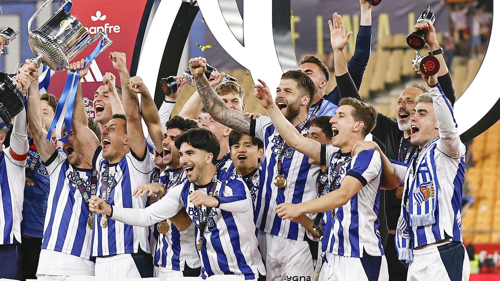 Real Sociedad upset Atletico Madrid to claim fourth Copa del Rey title