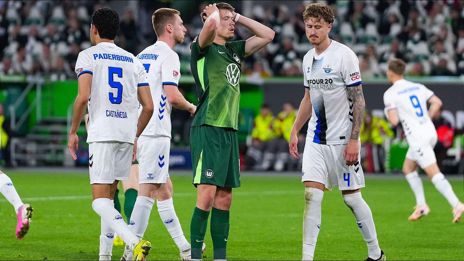 'Frustrated' Wolfsburg fire blanks against Paderborn in Bundesliga relegation play-off