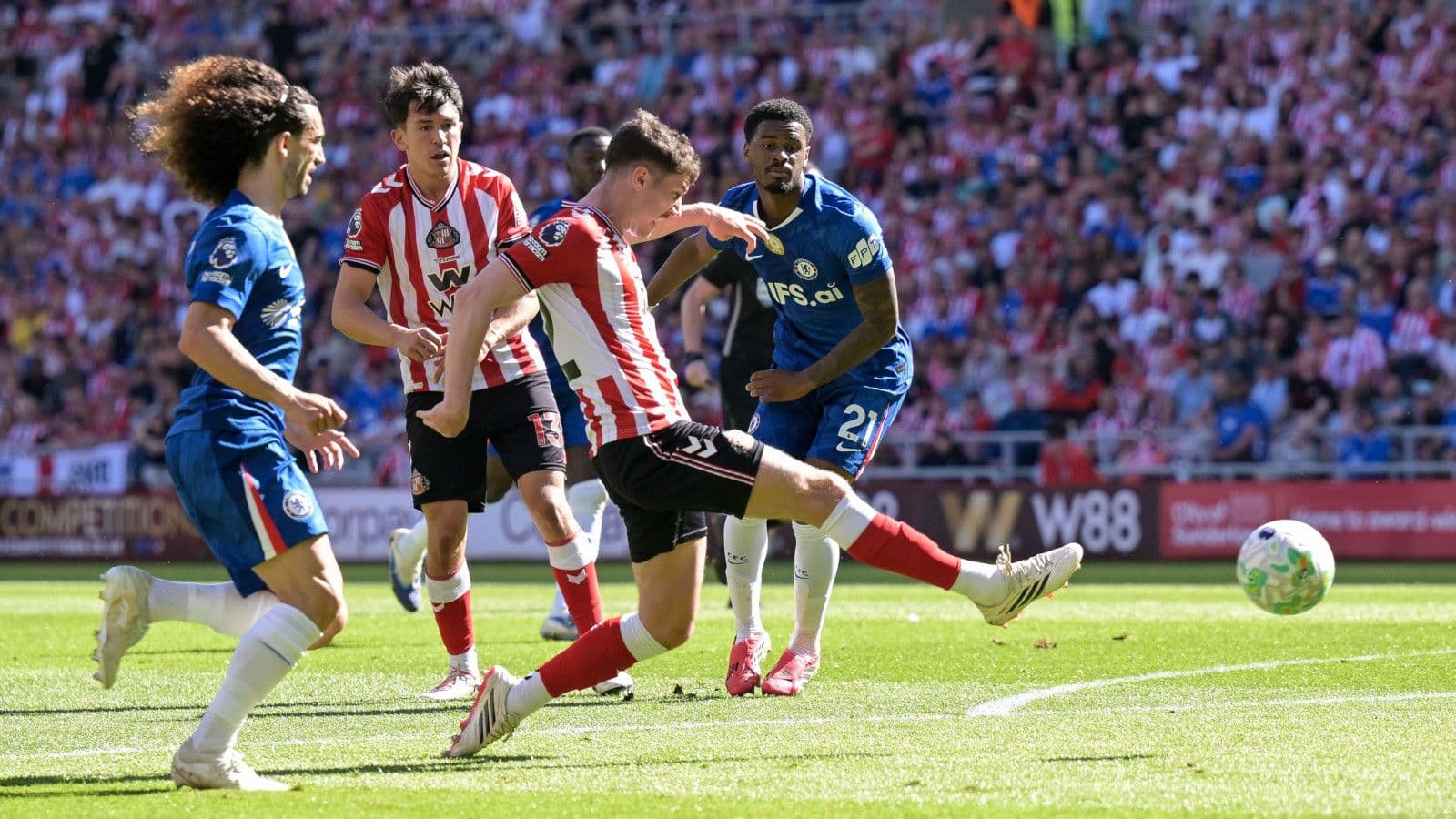 Sunderland sink Chelsea 2-1 at home to seal historic European return