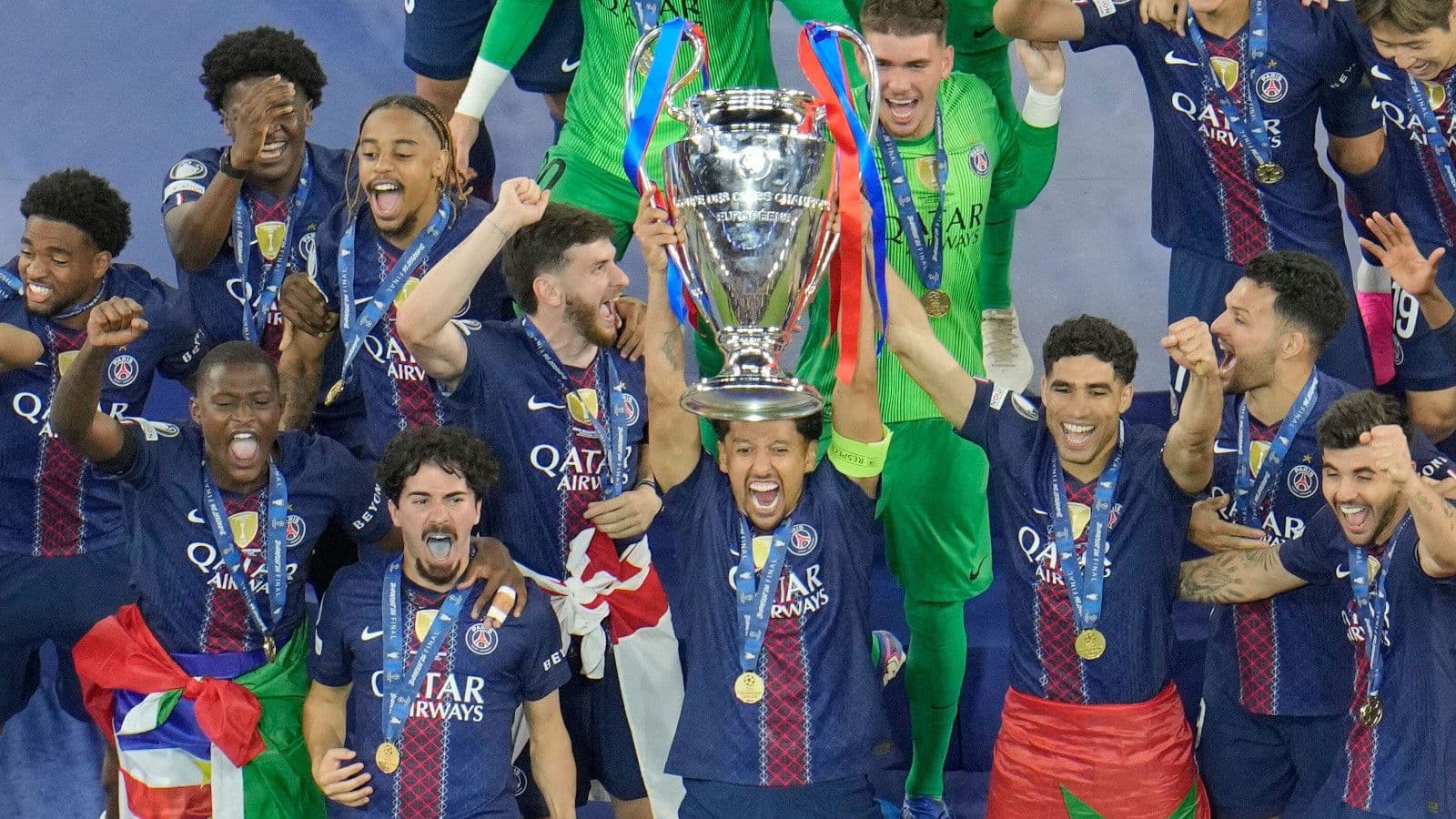 PSG lift back-to-back Champions League trophies after penalty-shootout win over Arsenal