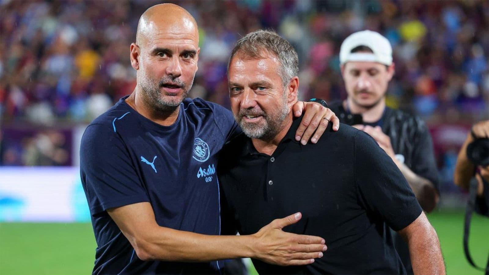 Man City manager Pep Guardiola hails Hansi Flick's Barcelona project