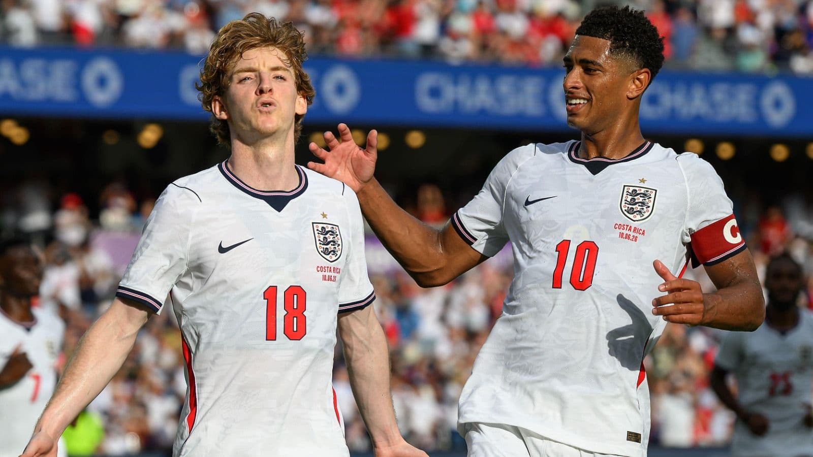 Anthony Gordon fires England to convincing Costa Rica win in FIFA World Cup warmup