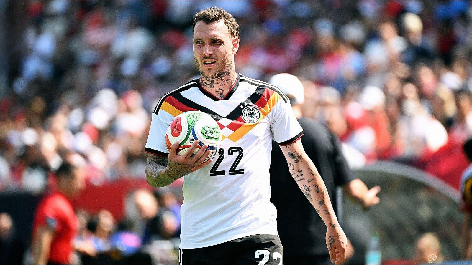 Germany's left-back battle intensifies as David Raum credits Nathaniel Brown rise