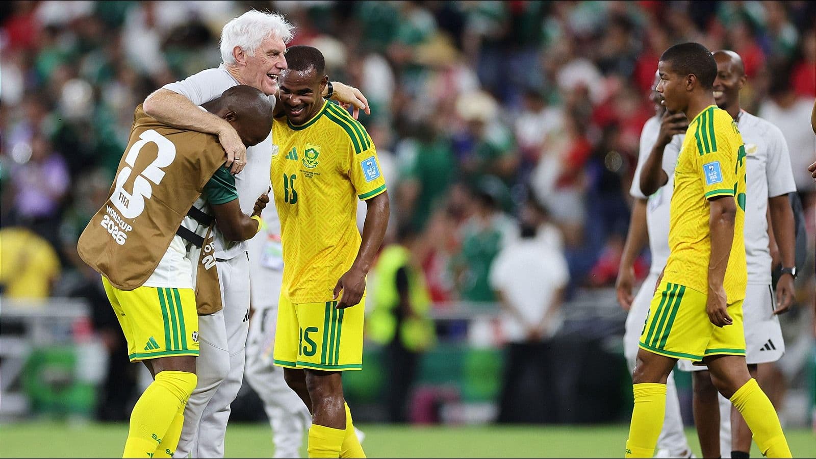 'I'm very proud' - Hugo Broos hails Bafana Bafana players after historic World Cup win