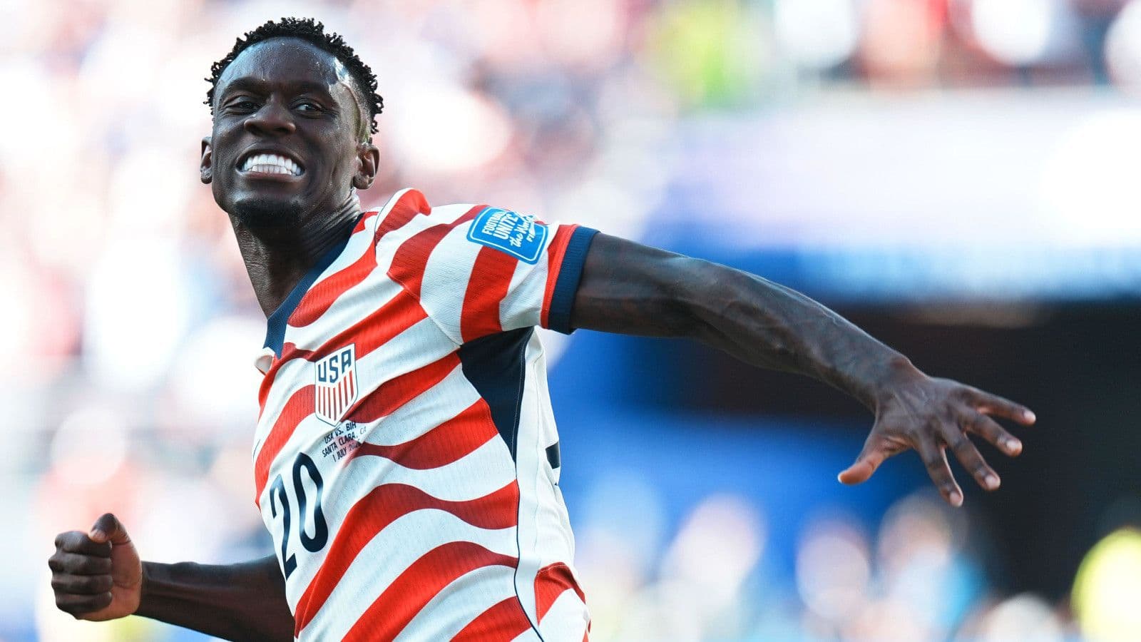 Folarin Balogun scores but sees red as USA beat Bosnia to set up Belgium clash