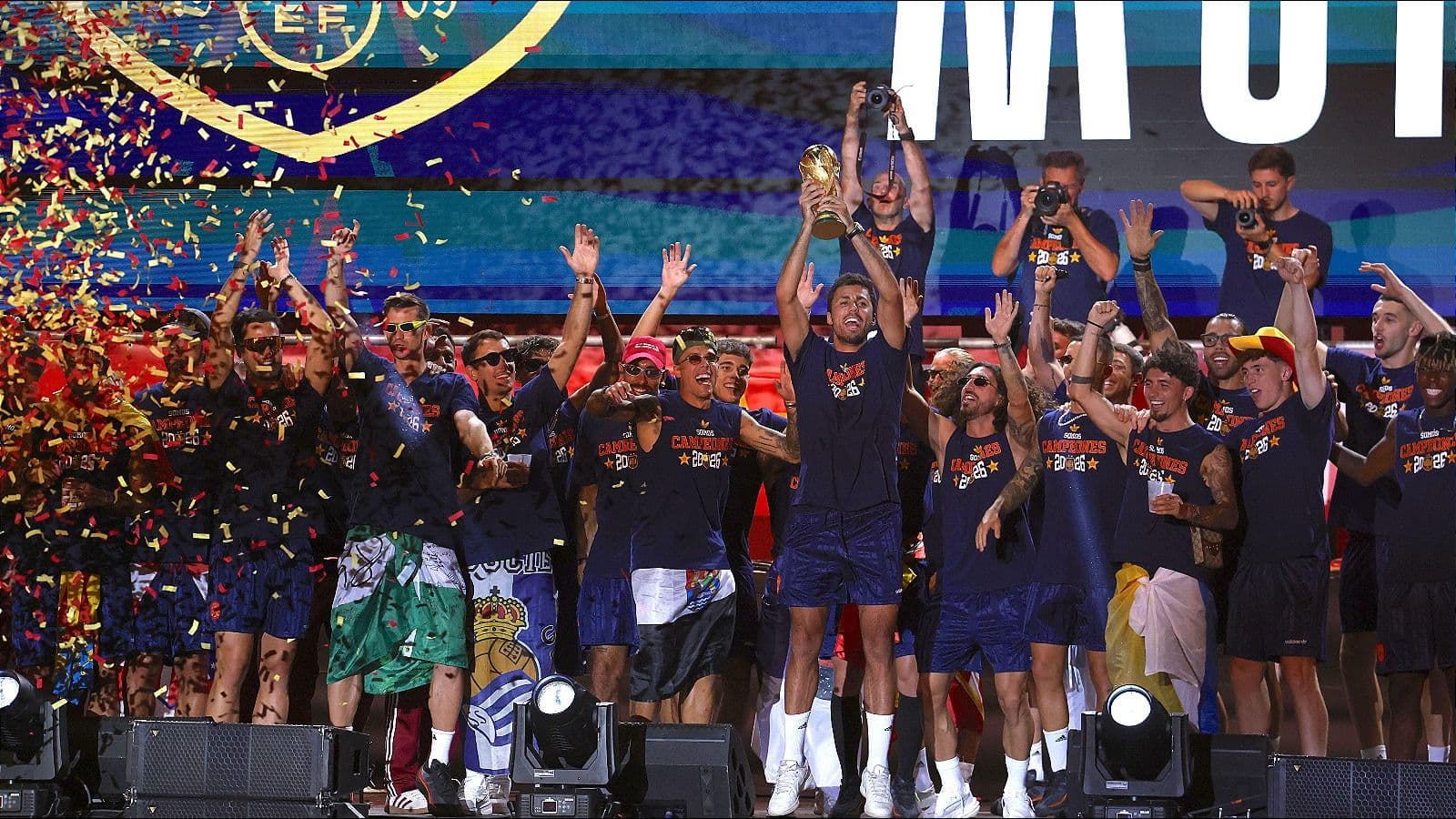Rodri hails Spain's World Cup glory as Madrid welcomes home champions