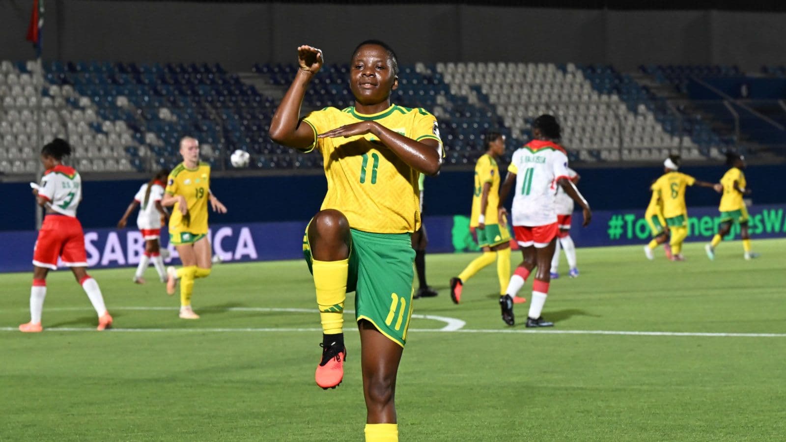 Thembi Kgatlana nets winner to send Banyana Banyana into WAFCON quarterfinals