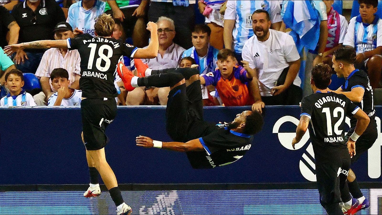 La Liga wrap: Aubameyang strikes as Malaga and Osasuna draw La Liga matches